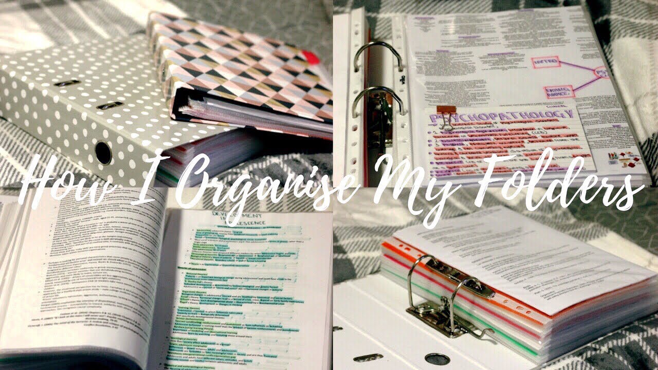 How I Organise My Folders | Beauticole