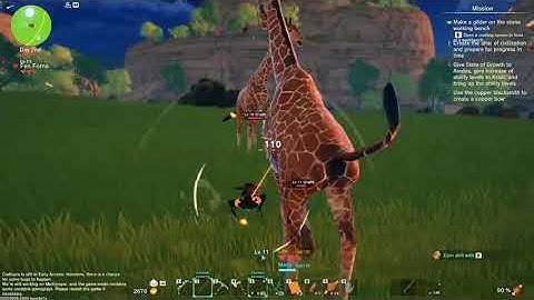 [craftopia] giraffe bullying