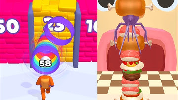 Layer Man Vs Sandwich Runner| All levels| Android ios game| New Big APK update