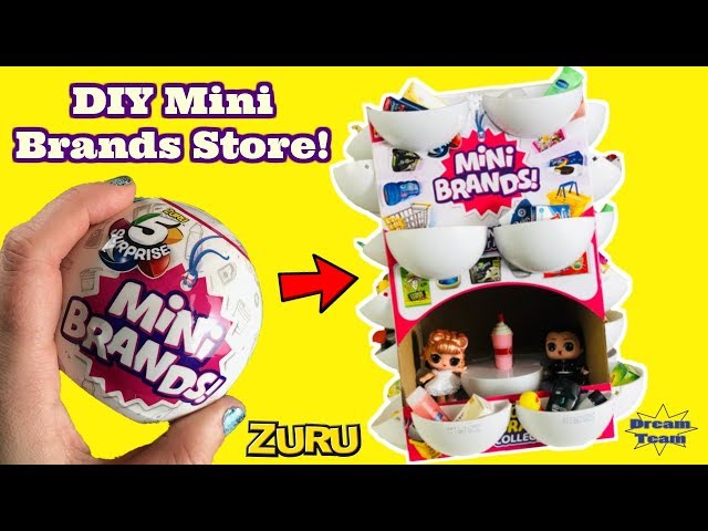 Diy Mini Brands Store Zuru 5 Surprise Mini Brands Dream Team