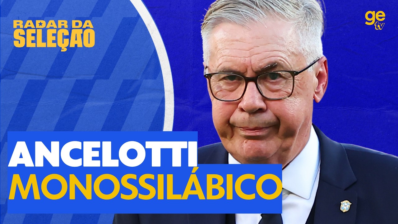 RESPOSTA SECA! VEJA COMO FOI ANCELOTTI NA COLETIVA APÓS EMPATE DO BRASIL | RADAR DA SELEÇÃO | ge tv