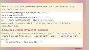 Fixing the Countdown Timer Inside ForEach Loop in PHP CodeIgniter