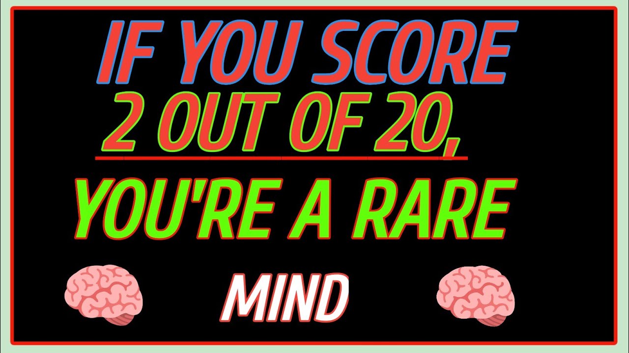 ULTRA BRAIN TEST – LEVEL 3 🧠🔥 | 50 Advanced GK Questions | 0.1% Can Pass! 😱