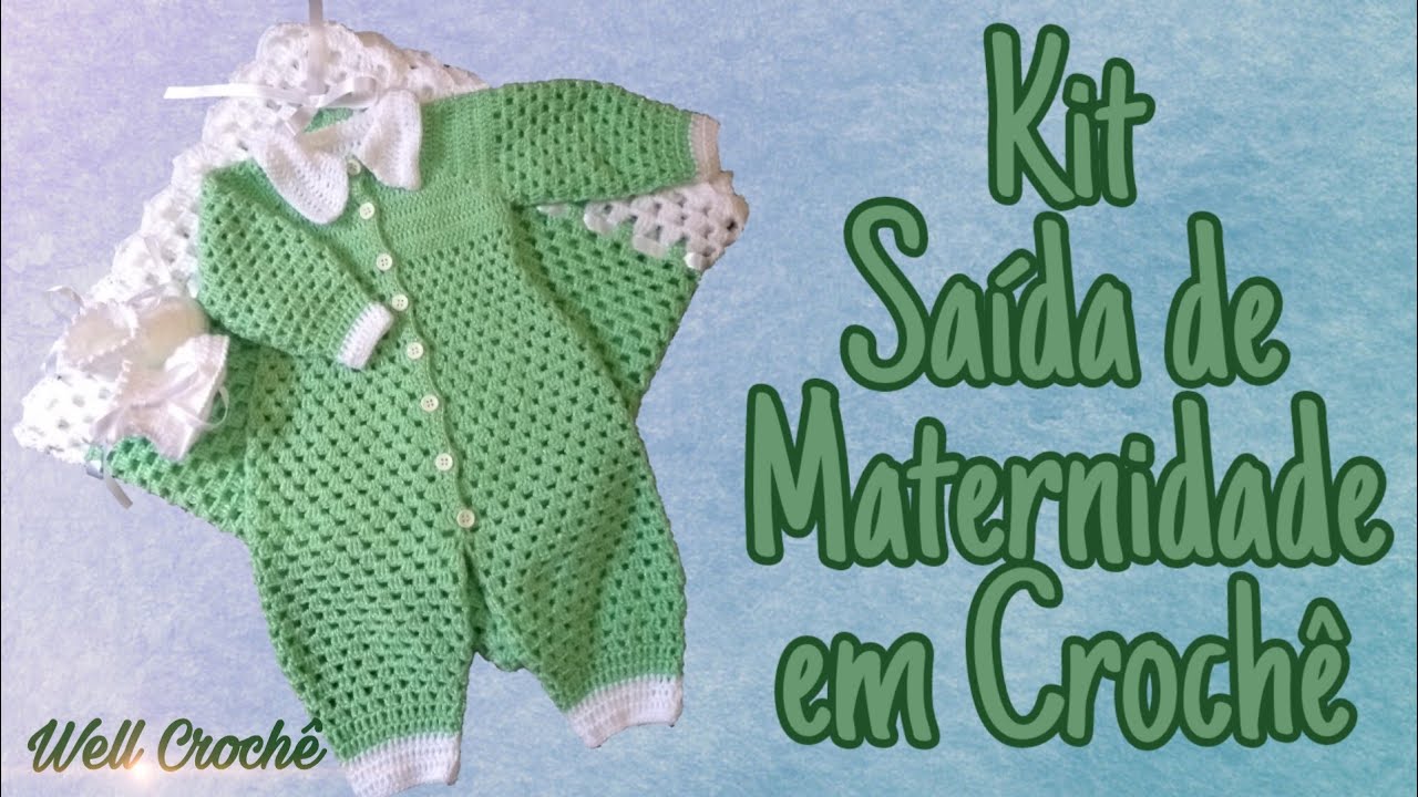 Kit Saída de Maternidade em Crochê