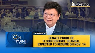 On Point Senate Probe On Flood Control Scandal To Resume Nov. 14 Sen. Rodante Marcoleta