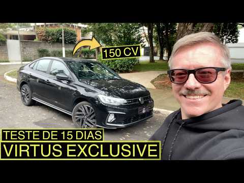 VIRTUS EXCLUSIVE: the 150 hp version that competes with mid-size sedans.