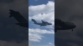 RAF Boeing C-17A Globemaster III flypast at cosford airshow 2026 #globemasteriii #cosfordairshow