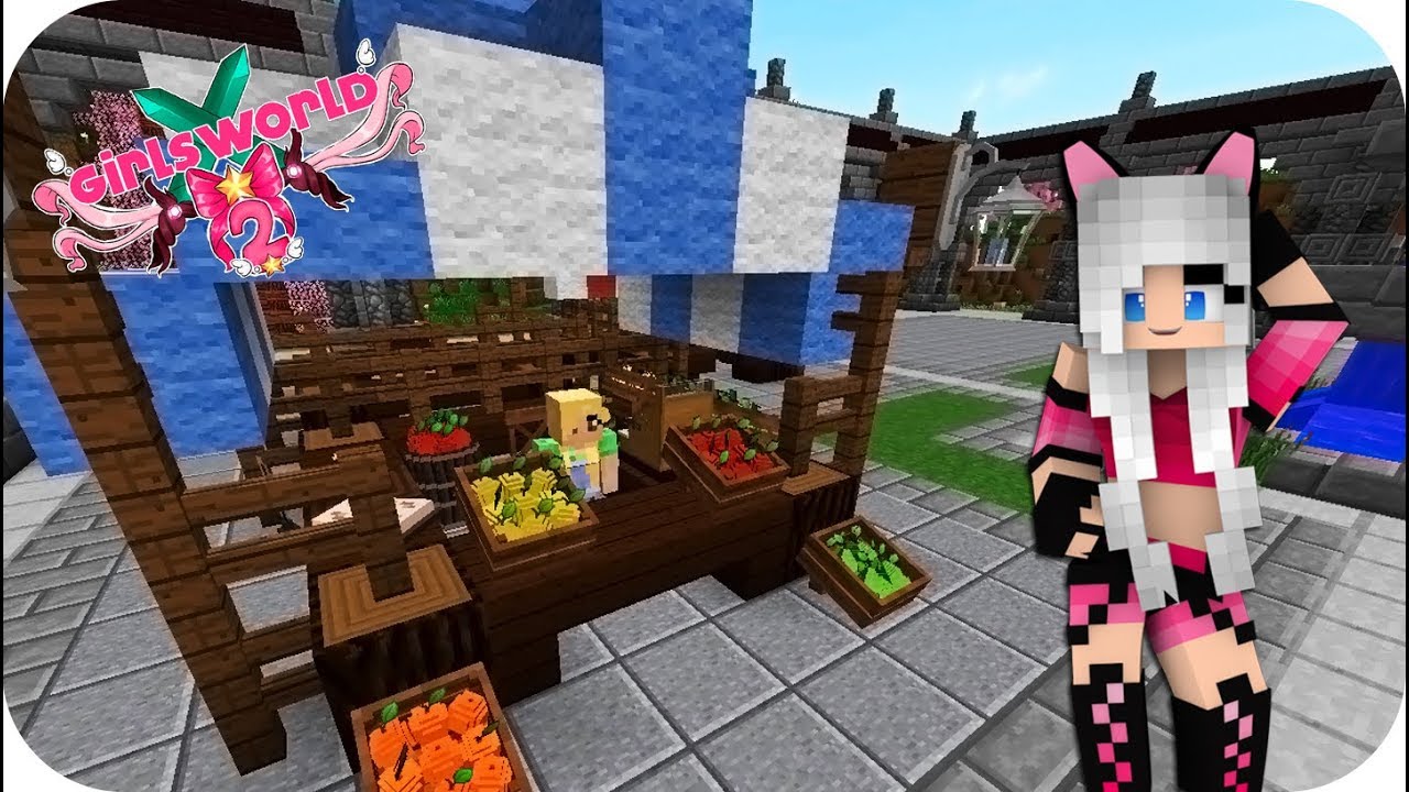 minecraft, girls worlds, girs wour, mine, mods, videojuego, gameplay, españ...