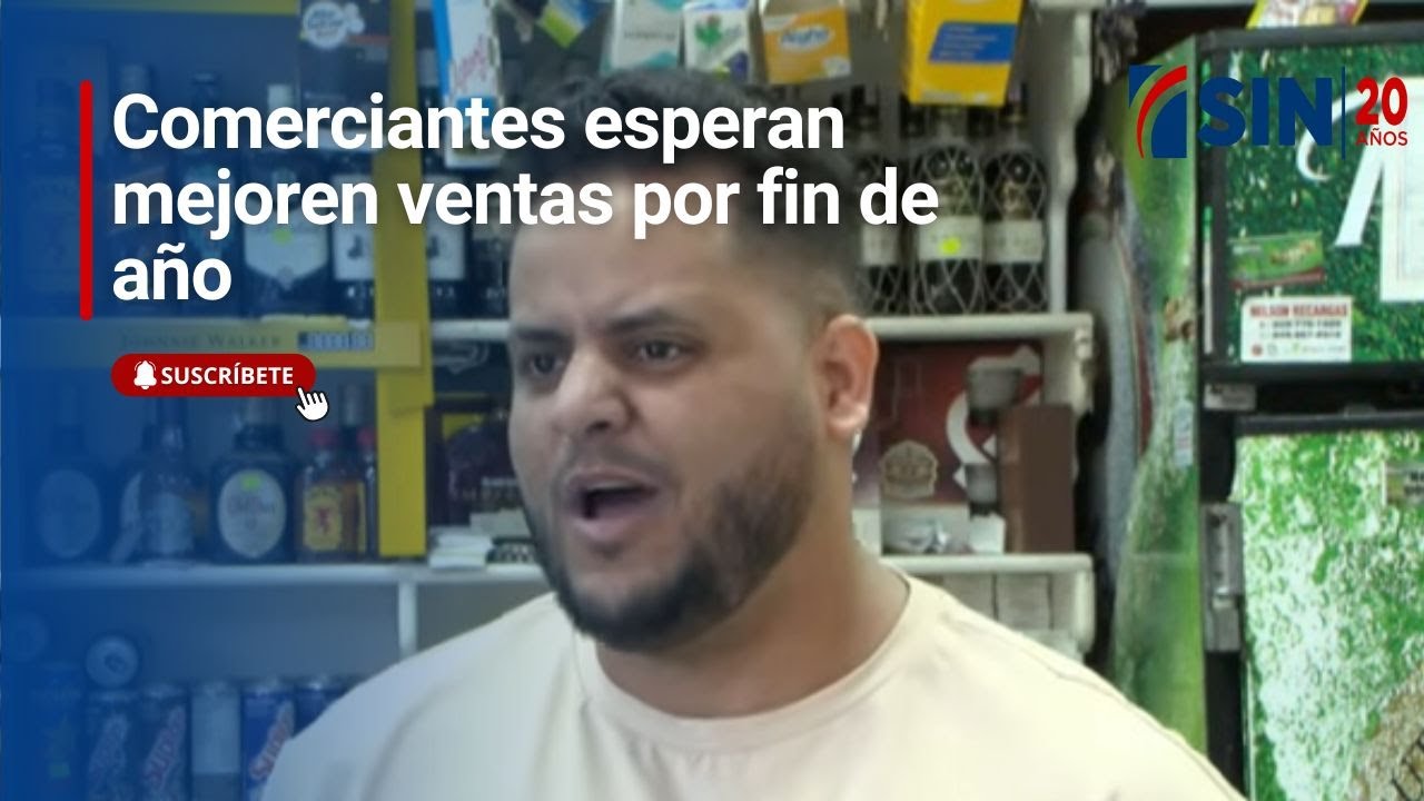 Comerciantes esperan mejoren ventas por fin de año - YouTube