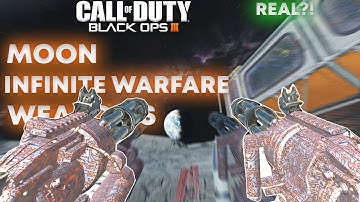 Playing MOON with INFINITE WARFARE Weapons!! [Black Ops 3 Zombies Mods]