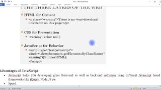 1 Java Script Introduction
