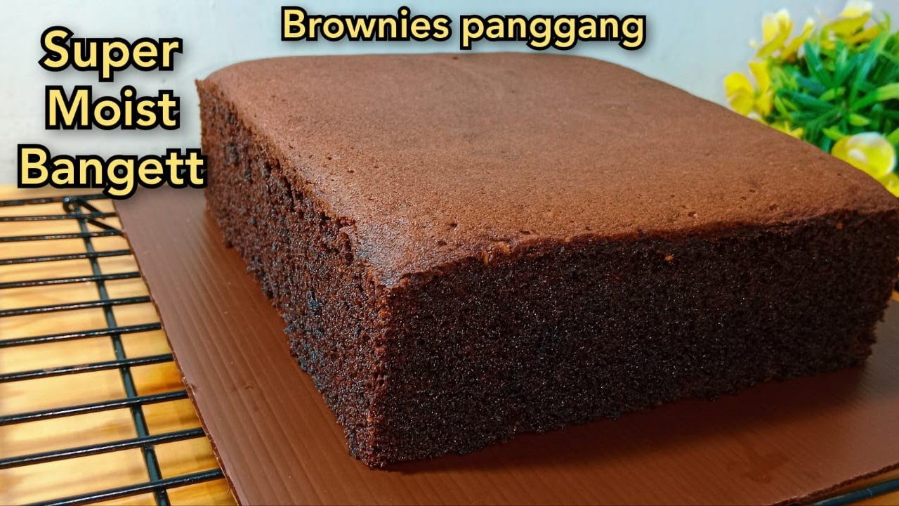 Brownies panggang super moist mantap banget