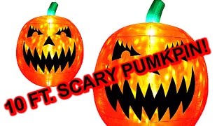 10 FT. SCARY PUMPKIN // Airblown Inflatable