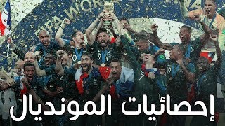 أبرز إحصائيات كأس العالم روسيا 2018