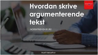 Argumenterende tekst B2