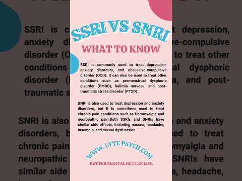 SSRI VS SNRI?