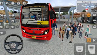 Waiting for the Ride: A Busy Scene at the MSRTC Bus Station in the Bus Simulator Game.