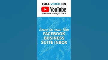 How to use the Facebook Business Suite Inbox. #LYFEMarketing
