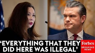 'It Is A War Crime!': Tammy Duckworth Makes Shock Claim That Boat Strikes Violated International Law