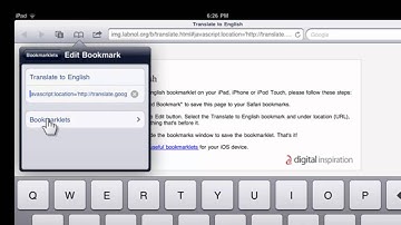 How to Install Bookmarklets on iPad