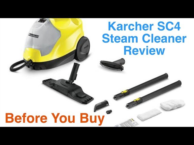 Karcher SC4 Easyfix Cylinder Steam Cleaner Review 