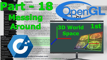 Learning OpenGL Part-18 Messing around in World Space Part 1