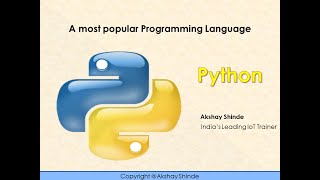 Python Training - Day1 | Akshay Shinde