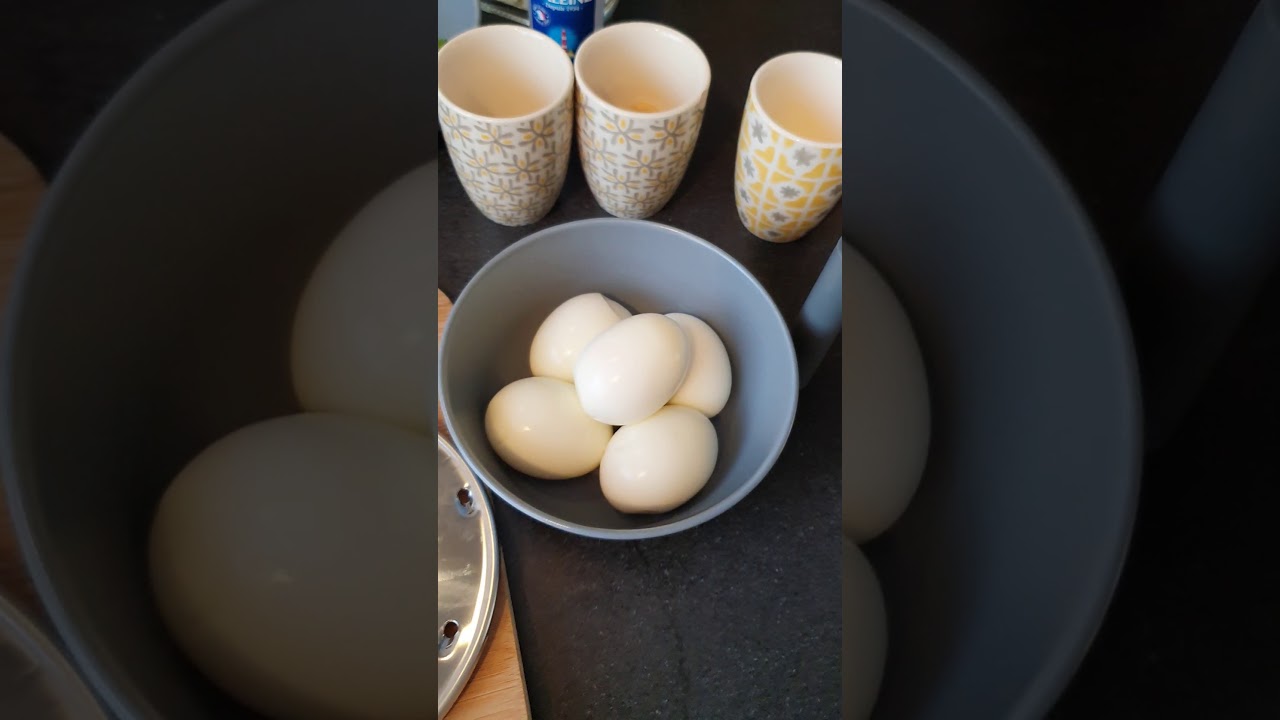 Oeufs mollet,crème de butternut et curry , compact cook platinum