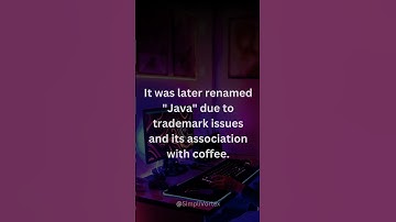 What unique origin does Java