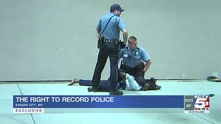 Kctv5 news had serious questions when a man said he was ticketed by
police soon after recording someone else getting arrested.