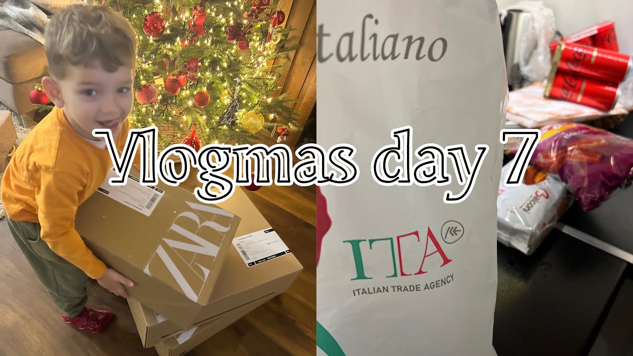 VLOGMAS DAY 7:Supermarket haul VJEHRRA vs NUSJA/zara haul.Alda Mehmetaj