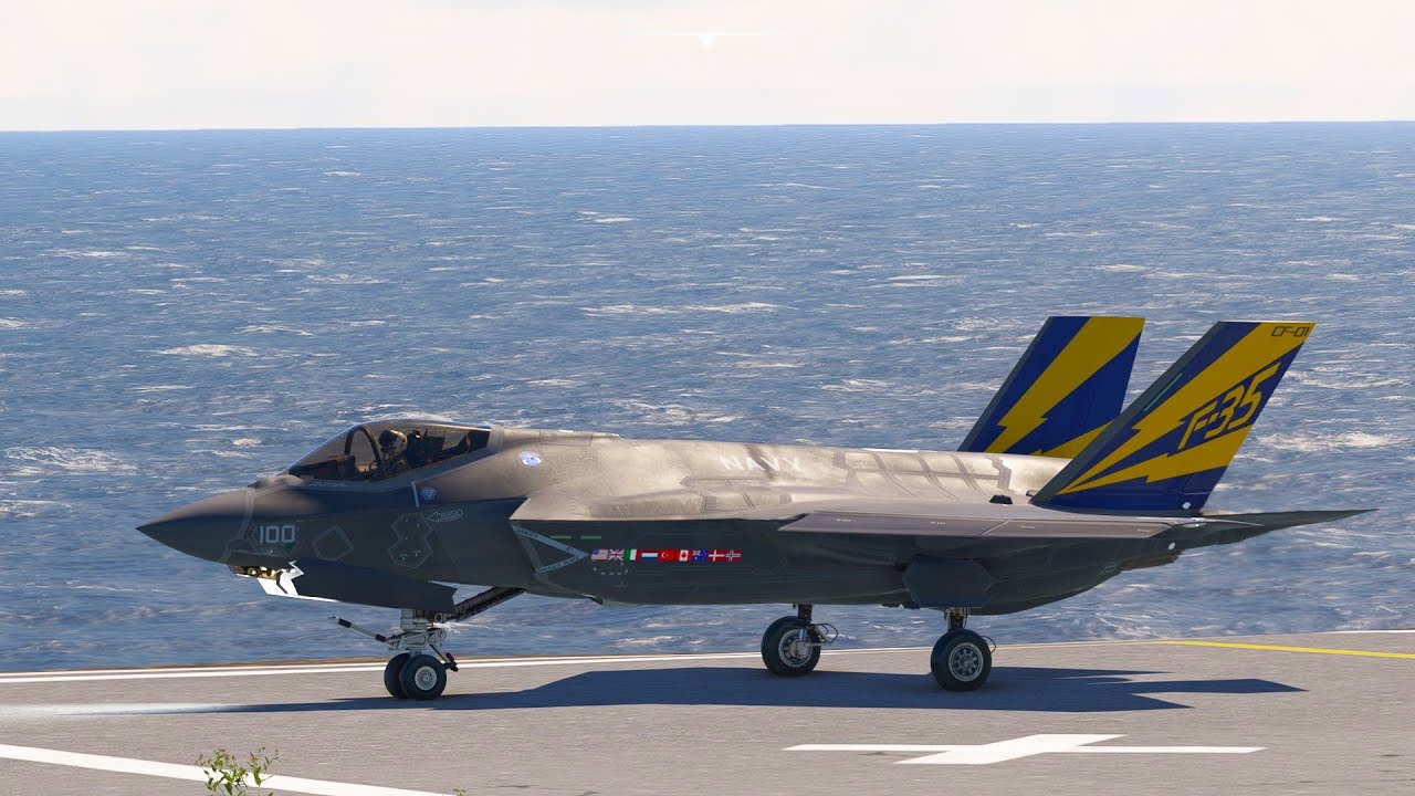 Insane takeoff! F-35 Battles Strong Crosswind at Short Runway