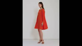 LAUREN Ralph Lauren Cape Georgette Cocktail Dress SKU: 9737266