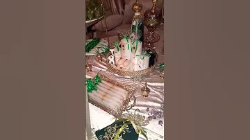 طاولة الحناء للعروس 