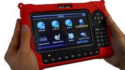 Cambiar la pantalla Medidor de campo Satlink WS6980