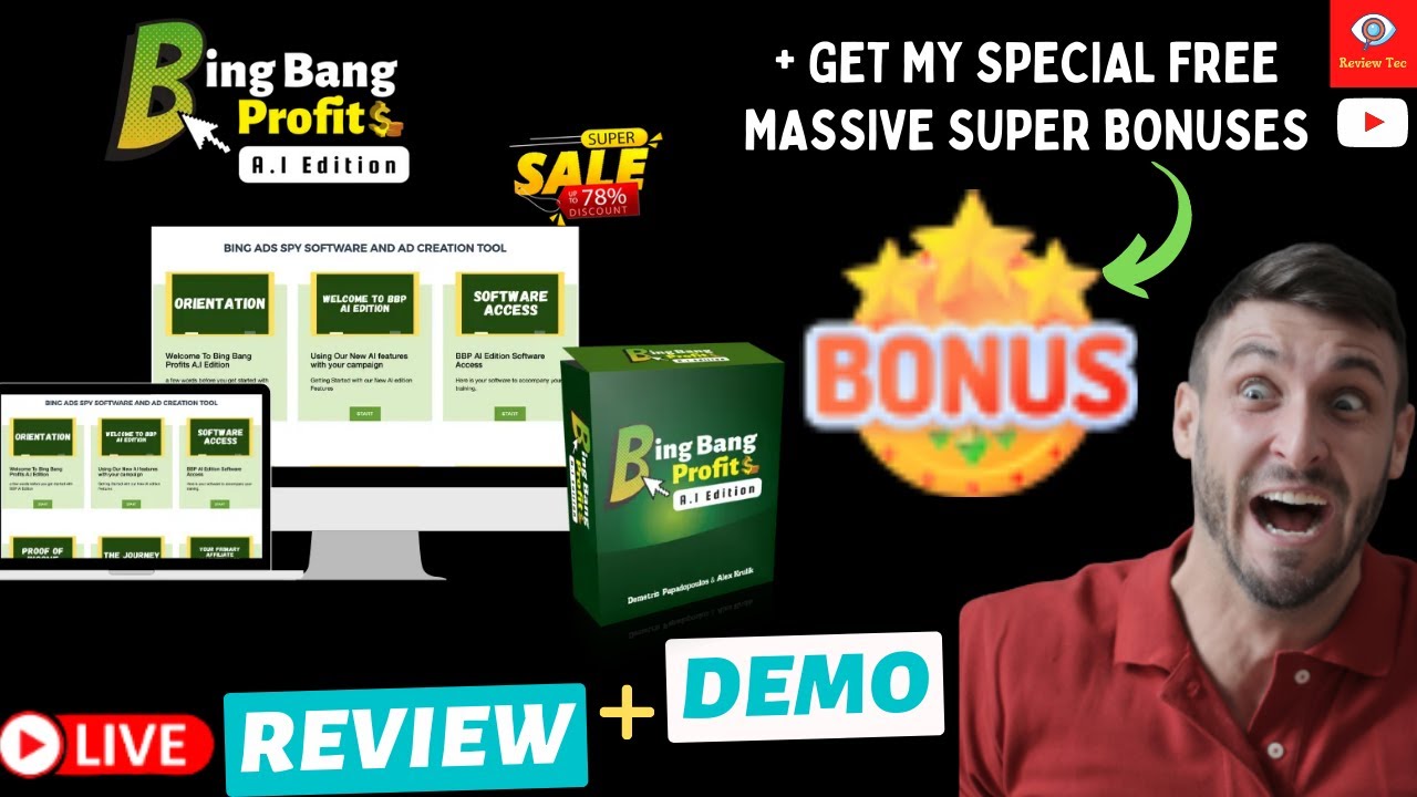 Bing Bang Profits A.I Edition Review, Features & Benefits, Bonuses & Demo I Bing Bang Profits