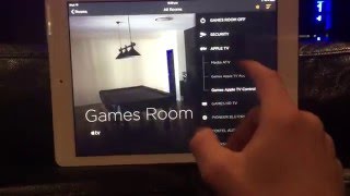 Savant App Room and Source Navigation