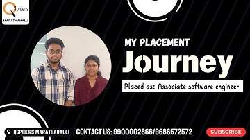 My Placement journey as Associate software engineer from QSpiders Marathahalli