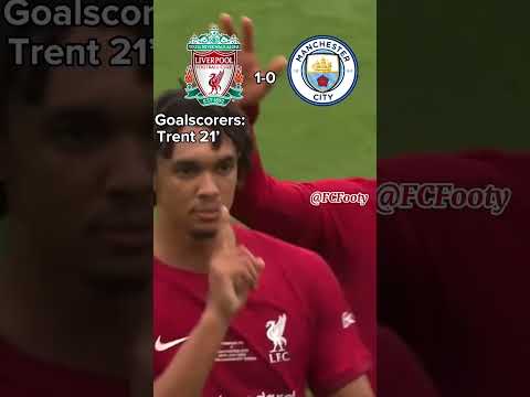 Liverpool VS Manchester City | Community Shield Final #shorts