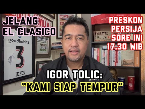LEWAT ZOOM, IGOR TOLIC SAMPAIKAN TAK GENTAR MAIN DI GBK & HARAPKAN LAGA BESOK AMAN..