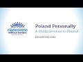 Poland Personally: A Study Seminar to Poland / Educators 2012