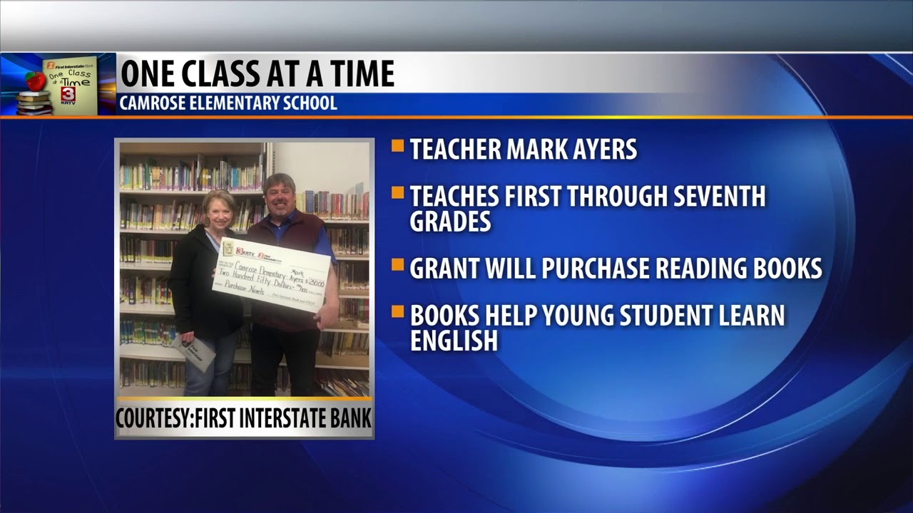 One Class At A Time: Mark Ayers