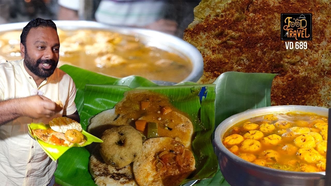 Trivandrum Street Food Masala Mutta, Rasavada and Thattu Dosa