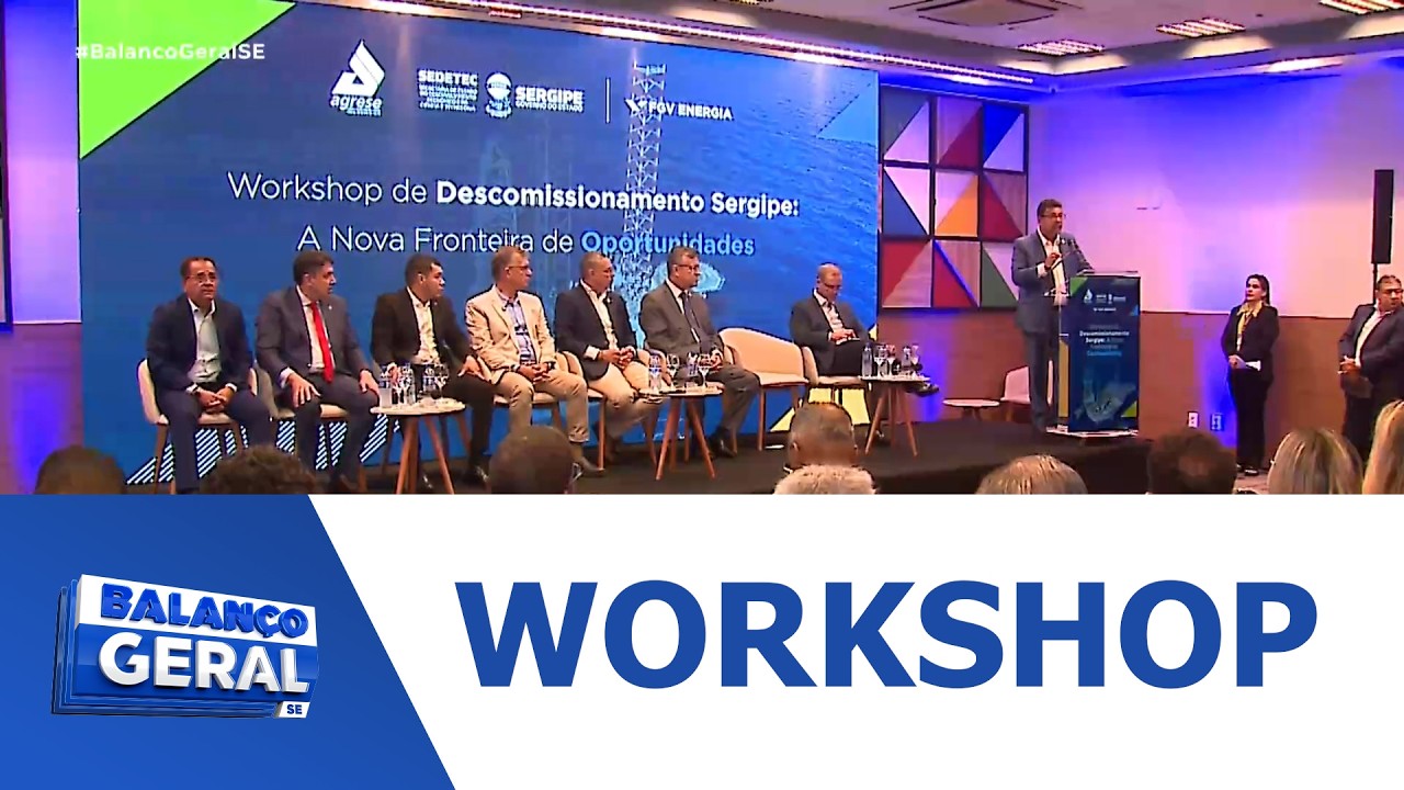 Governo realiza workshop sobre descomissionamento de plataformas de petróleo de Sergipe - BGT