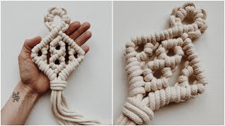 Diy Hanging Macrame Rhombus