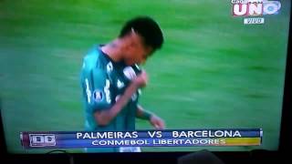 Tanda de (penales) barcelonasc vs palmeiras !gracias idolo!