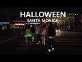 HALLOWEEN AT SANTA MONICA - Walking Downtown and PIER, LOS ANGELES, California, USA - 4K UHD