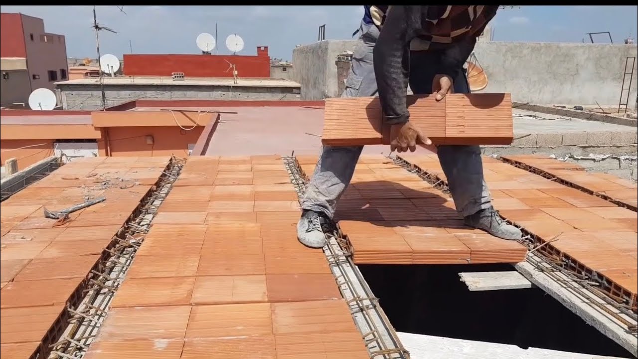كيف تعمل سقف من الطوب الاحمر ابتكار