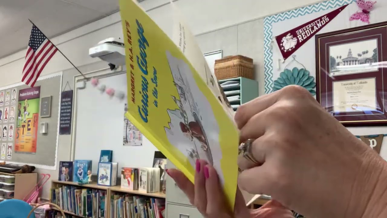 Curious George in the Snow @Mrs.Landsstories