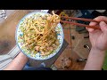 POV Peanut and Chicken Noodle Salad